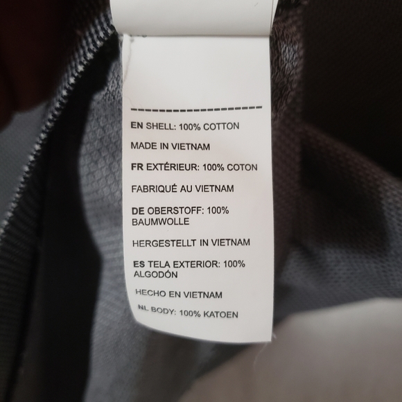 🚫SOLD🚫UNTUCKit Damaschino Diamond Birdseye Long Sleeve Polo Shirt Mens Size - Picture 11 of 13